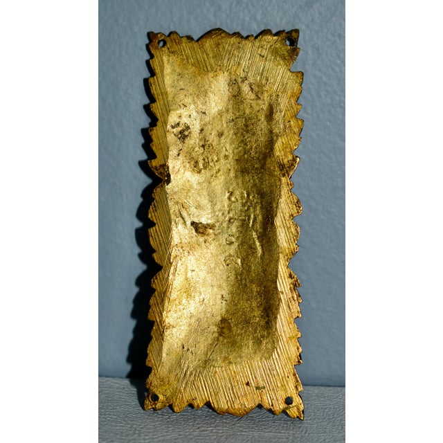 Metal Antique Decorative Bronze Rectangular Ormolu For Sale - Image 7 of 11