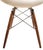 Modern Walnut & Molded Plastic Eames for Herman Miller White Shell Chair For Sale - Image 10 of 18