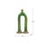 An arched silhouette rises from twin bases in rich Tamegroute green, its glossy glaze catching light like water over...
