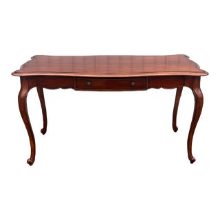 Hooker Furniture Cherry Country French Writing Desk For Sale
