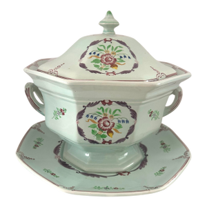 Adam’s Calyx Ware Octagon Soup Tureen 2475
