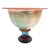 Green Kosta Boda “Can Can” Compote Bowl by Kjell Engman, Signed Pastel Swedish Postmodern Art Glass For Sale - Image 8 of 14