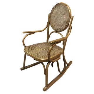 Rocking Chair in the Style of Thonet, 1920s For Sale