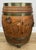 Vintage French Style Barrel Drink Cabinet in Oak For Sale - Image 4 of 12