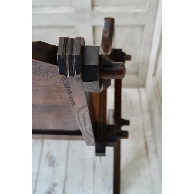 Set of Antique Gothic Oak Glastonbury Chairs For Sale - Image 15 of 16