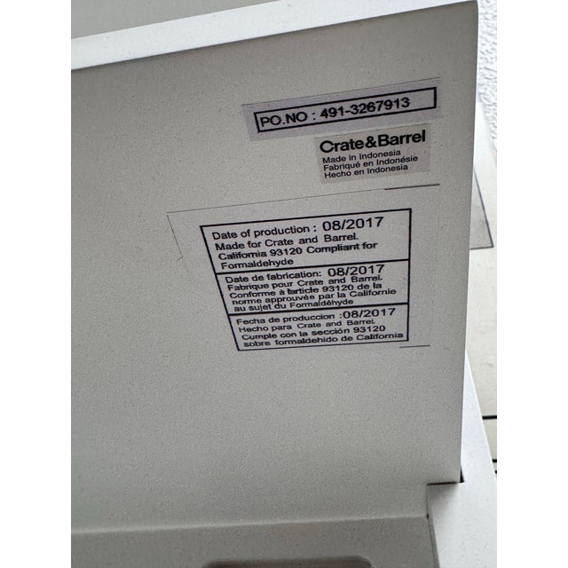 Crate & Barrel Sawyer Leaning Bookshelf For Sale - Image 12 of 12