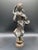 Antique Victorian-Style Bronze Sculpture: Girl With Basket For Sale In Portland, OR - Image 6 of 10
