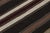 Rug & Kilim Vintage Turkish Kilim Rug in Brown, Black & White Stripes - Rug & Kilim For Sale - Image 4 of 7