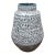 Topferhof Romhild Purple and White Fat Lava Vase For Sale