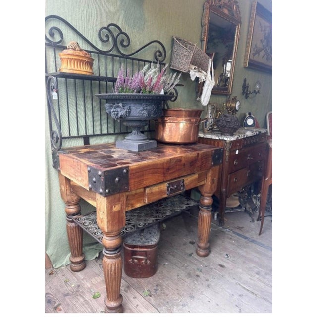 French Butcher Block For Sale - Image 4 of 4