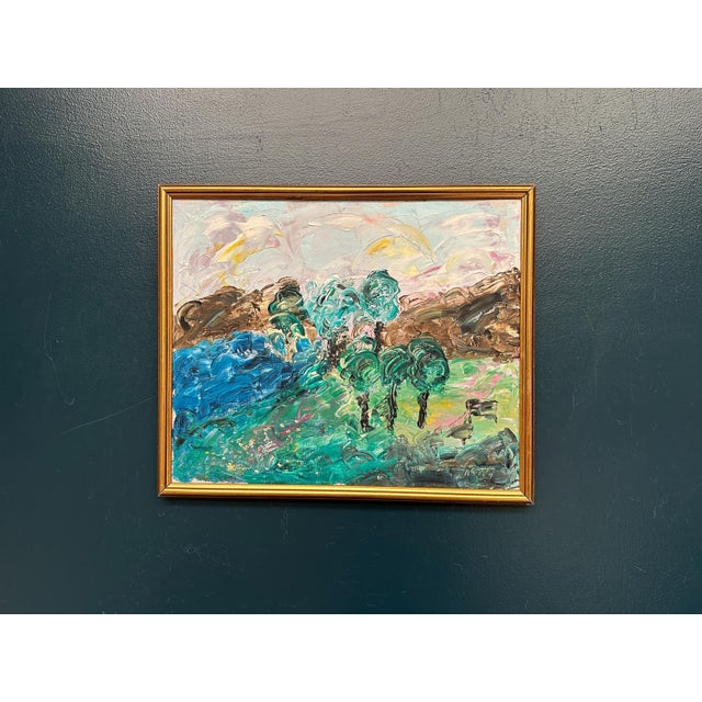Norvy, Forest, 1994, Oil on Canvas, Framed For Sale - Image 10 of 18