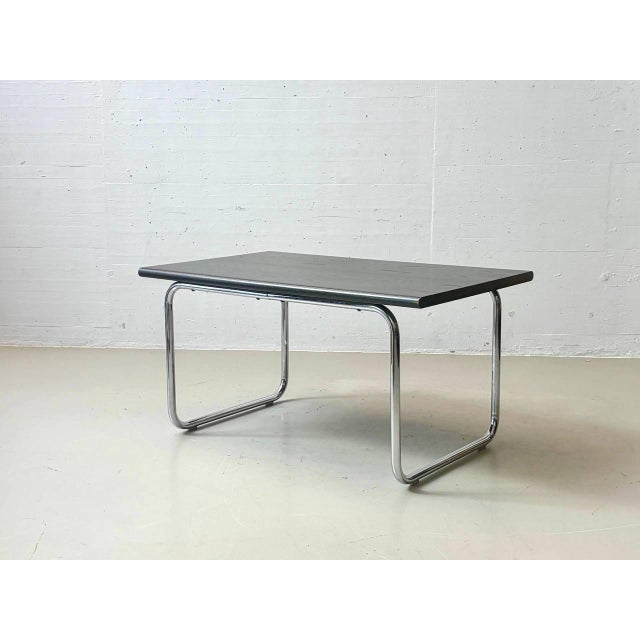 Wood Vintage Bauhaus Dining Table by Victoria Baar, 1970s For Sale - Image 7 of 16