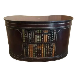 Trompe l'Oeil Bean Shape Mahogany Desk For Sale