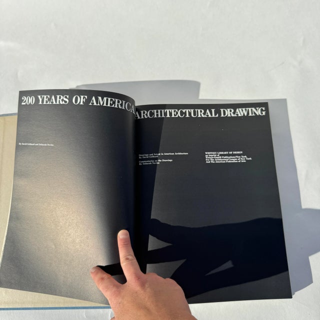 White 1977 First Printing of “200 Years of American Architectural Drawing” Book For Sale - Image 8 of 8