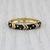 Mid 20th Century Mid 20th Century Hidalgo Diamond Enamel Band 18k Yellow Gold Size 6.25 Stackable Ring For Sale - Image 5 of 8