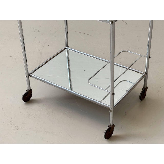 French Art Deco Bar Trolley with Removable Oil Lamps, 1940s For Sale - Image 9 of 17