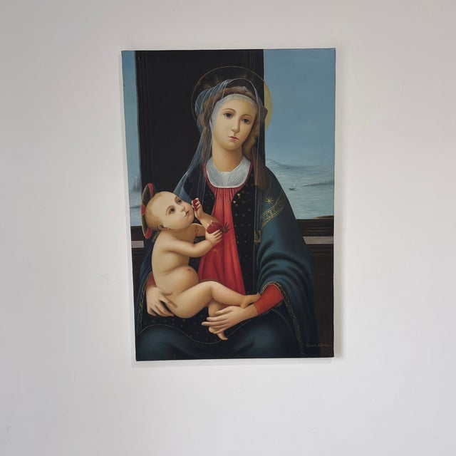 Very well done copy of an old master painting probably done in the 60’s or70’s