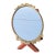 Italian Solid Brass Oval Wall Mirror Vintage Decorative Hanging Mirror For Sale - Image 14 of 14