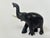 Antique Hand Carved Anglo-Indian Elephant Sculpture, Ebonized Wood For Sale - Image 13 of 14