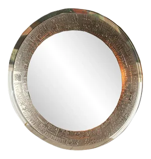 Mid-Century Italian Wall Mirror by M. Furgeri, 1960s