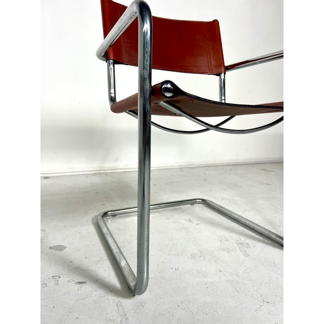 1970s Vintage Cantilever Chairs by Matteo Grassi, 1970s, Set of 4 For Sale - Image 5 of 10