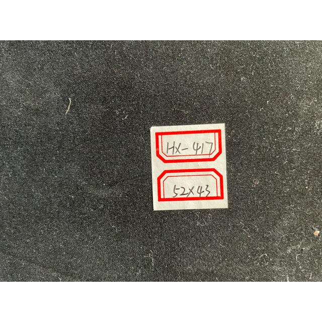 Vintage Lava Stone Cloisonné Painting Pair, Gold Wire Inlay With Birds & Floral For Sale - Image 9 of 9