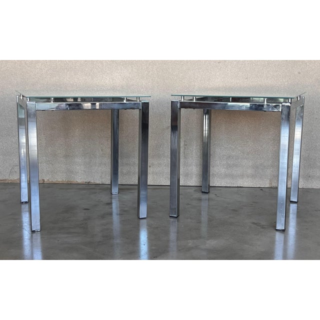 Pair of 1970s Postmodern Side Tables For Sale - Image 18 of 18