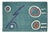 Ring O Rug by Richard Starkey (Ringo Starr) for Ege Axminster, 1988 For Sale