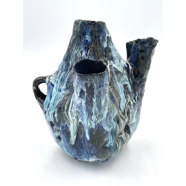 1950s Glazed Ceramic Vase by Toni Furlan, 1954 For Sale - Image 5 of 13