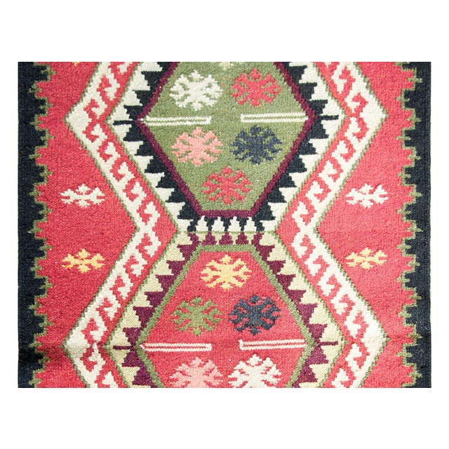 Vintage Afghani Kilim Runner For Sale - Image 15 of 16