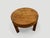 Mid-Century Modern Andrianna Shamaris Natural Teak Wood Round Side Table For Sale - Image 3 of 18