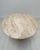 Small Vintage Minimalistic Round Travertine Dining Table, 1970s For Sale - Image 6 of 9