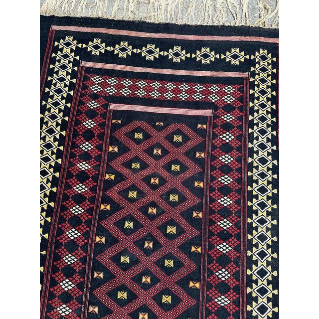 Vintage Moroccan Berber Tribal Kilim, 1950s For Sale - Image 4 of 18