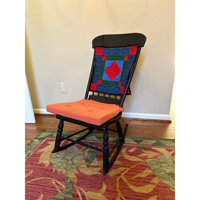 Beautiful antique rocking chair. Very sturdy and used daily.