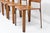 Brown S44 Dining Chairs by Giancarlo Vegni & Gianfranco Gualtierotti for Fasem, Italy, 1980s, Set of 6 For Sale - Image 8 of 15