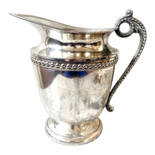 Art Deco Silver Over Copper Pitcher For Sale