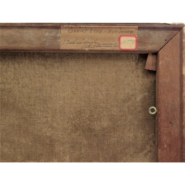 Blue Earl Graham Douglas, Convict Lake, High Sierra, Circa 1920 For Sale - Image 8 of 9