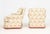 Wood Dapha Floral Upholstered Swivel Arm Chairs, Pair For Sale - Image 7 of 8