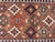 Orange Vintage Turkish Kars Runner With Tribal Motif Design in Orange-Brown Colors 1'9 X 6'5 For Sale - Image 8 of 12