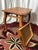 Vintage Colonial Revival Solid Oak End Table With Queen Anne Legs For Sale - Image 10 of 12