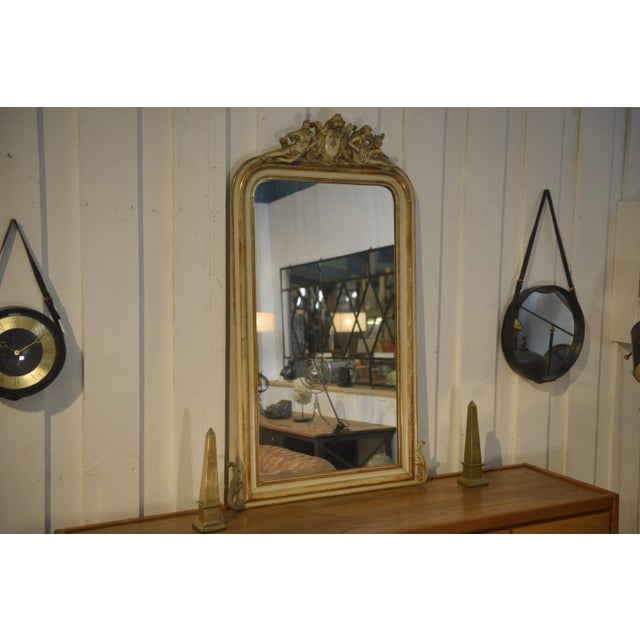 Antique Louis Philippe Mirror, 1800s For Sale - Image 11 of 11