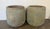 A magnificent and highly coveted pair of monumental crucible planters, in the manner of Atelier Vierkant, Belgium - the...