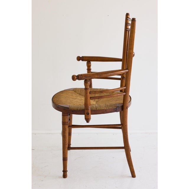 Morris & Co. Armchair From the Sussex Line, London, 19th Century For Sale - Image 9 of 18