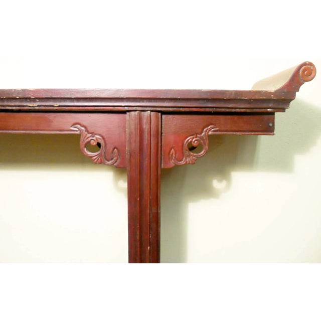 Antique Chinese Altar Table, Zelkova Wood, Circa 1800-1849 For Sale - Image 4 of 12