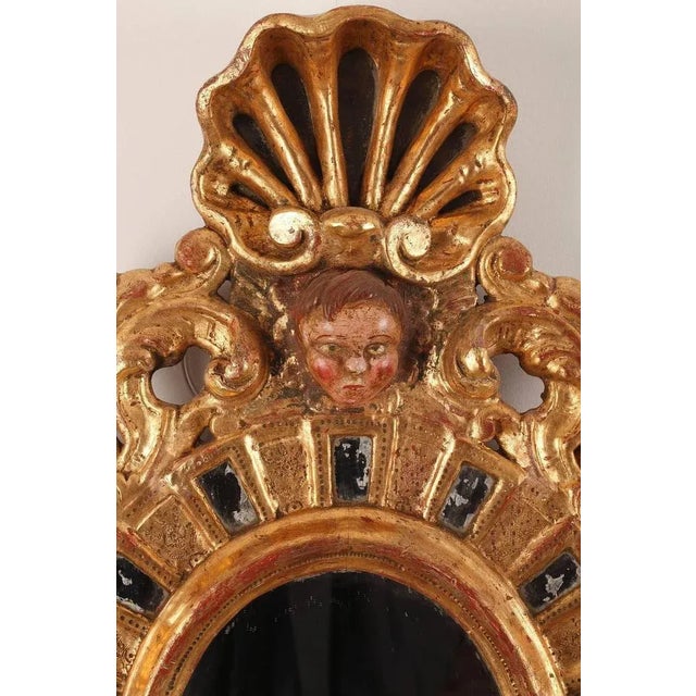 19th-Century Venetian Style Giltwood Mirrors, Set of 2 For Sale - Image 4 of 11
