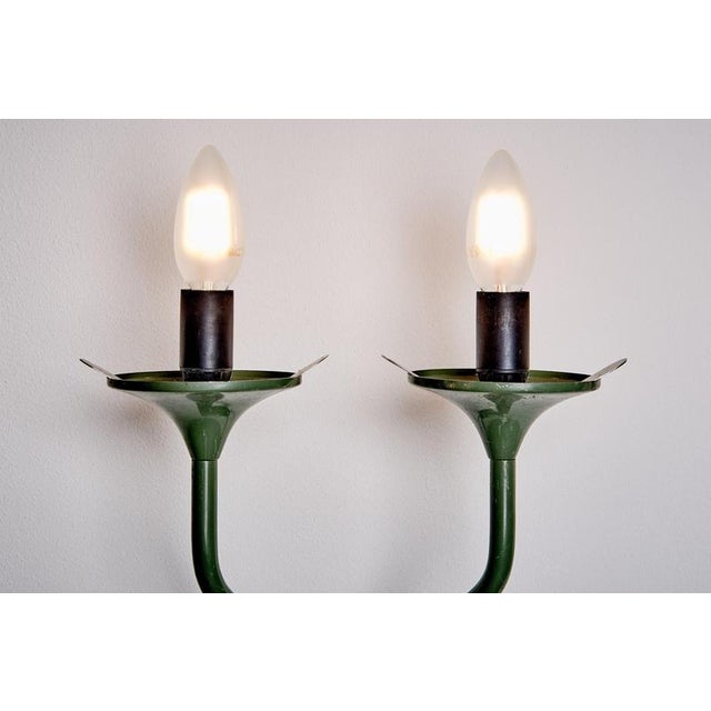 Wall Sconce with Two Globes by Goffredo Reggiani for Lampadari Reggiani, 1960s For Sale - Image 13 of 15
