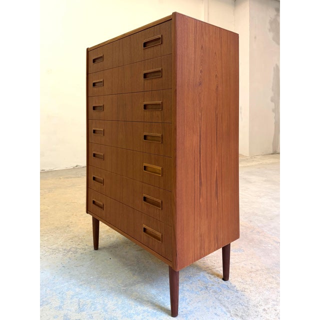 Teak Chest of Drawers, Denmark, 1970s For Sale - Image 4 of 11