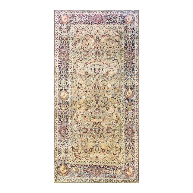 Antique Persian Kermanshah Gallery Carpet, 5'5" X 11'4" For Sale