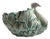 Large Hand-Painted Majolica Swan Jardinière, Italy, 1930s For Sale