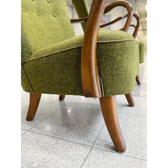 Alfred Christensen Lounge Chairs for Slagelse Møbelværk - A Pair For Sale - Image 12 of 15